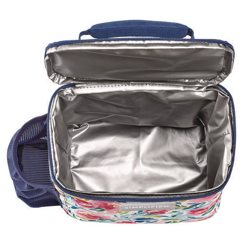 Image of fit + fresh Simplified Lunch Bag, 9.25 x 5 x 9, Multicolor Floral