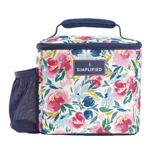 Image of fit + fresh Simplified Lunch Bag, 9.25 x 5 x 9, Multicolor Floral