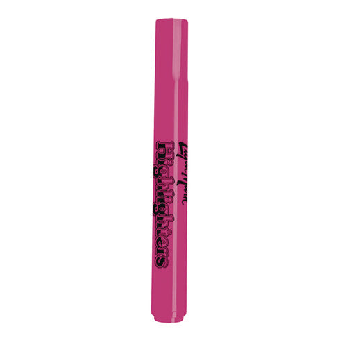 Image of Liqui-Mark® Tank Fluorescent Highlighter, Pink Ink, Chisel Tip, Pink Barrel, Dozen