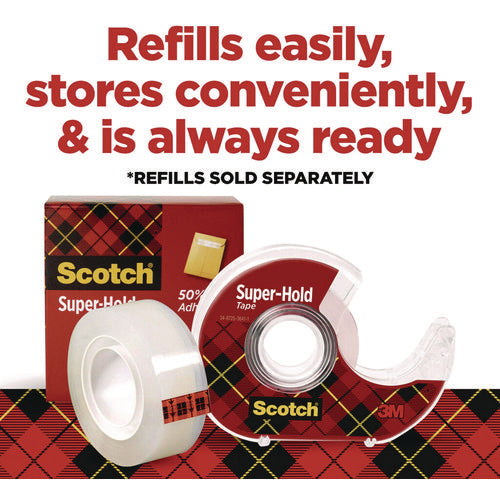 Image of Scotch® Super-Hold Wide Invisible Tape, 1.5" x 18 yds, Crystal Clear