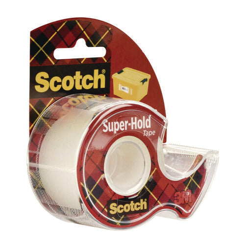 Image of Scotch® Super-Hold Wide Invisible Tape, 1.5" x 18 yds, Crystal Clear