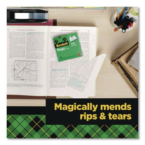 Image of Scotch® Magic Tape Cabinet Pack, 1" Core, 0.75" x 27.7 yds, Clear, 12/Pack