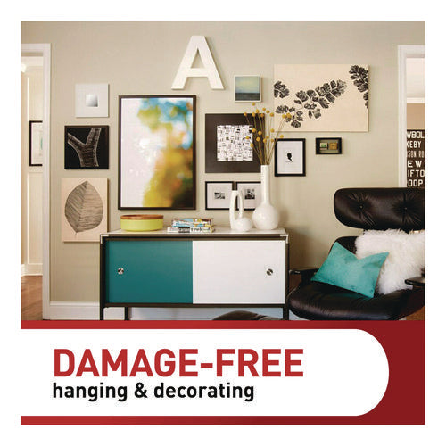 Image of Command Picture Hanging Strips, Large, Removable, Holds up to 16 lbs per 4 Pairs, 20 Strip Pairs/Pack