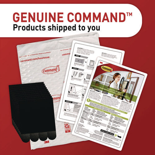 Image of Command Picture Hanging Strips, Large, Removable, Holds up to 16 lbs per 4 Pairs, 20 Strip Pairs/Pack