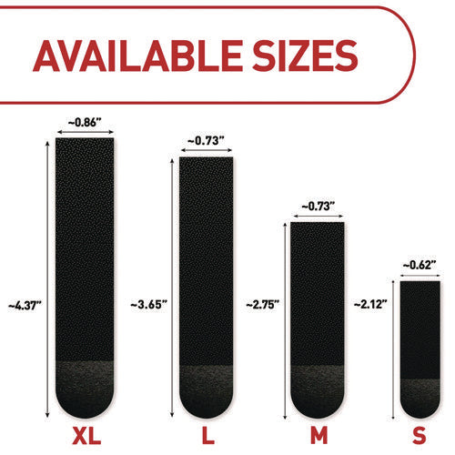 Image of Command Picture Hanging Strips, X-Large, Removable, Holds up to 20 lbs per 4 Strips, Black, 4 Strip Pairs