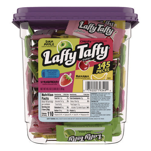 Image of Nestle® Laffy Taffy Assorted Pack, 49.3 oz Tub