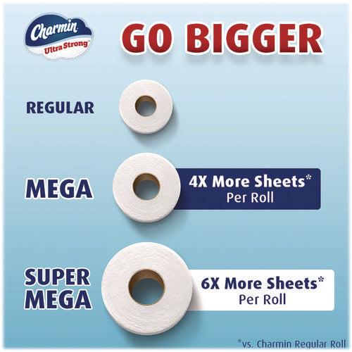 Image of Charmin® Ultra Strong Bathroom Tissue, Septic Safe, 2-Ply, White, 363 Sheets/Roll, 12 Rolls/Pack