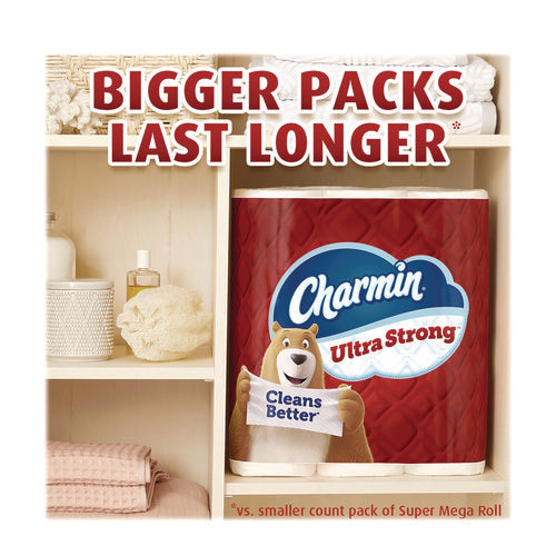 Image of Charmin® Ultra Strong Bathroom Tissue, Septic Safe, 2-Ply, White, 363 Sheets/Roll, 12 Rolls/Pack