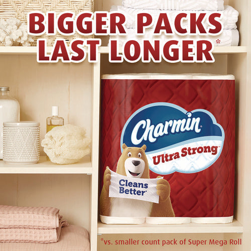 Image of Charmin® Ultra Strong Bathroom Tissue, Septic Safe, 2-Ply, White, 363 Sheets/Roll, 6 Rolls/Pack