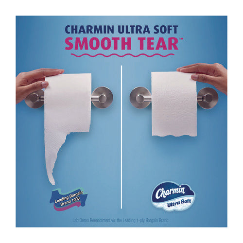 Image of Charmin® Ultra Soft Bathroom Tissue, Septic Safe, 2-Ply, White, 336 Sheets/Roll, 6 Rolls/Pack