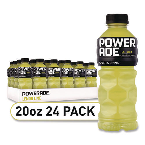 Image of POWERADE® Sports Drink, Lemon Lime, 20 oz Bottle, 24/Pack