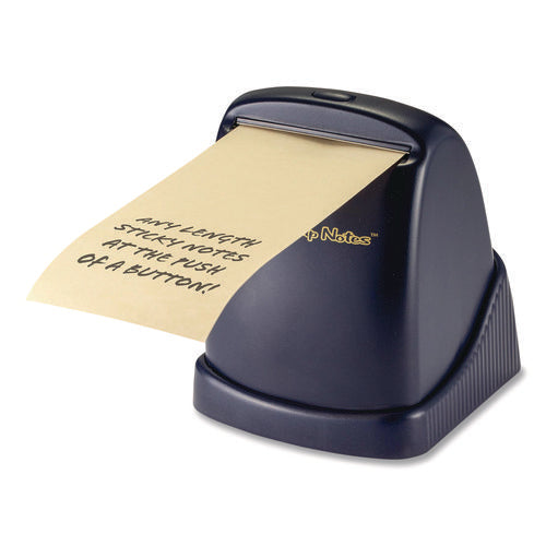 Image of Zip Notes Executive Dispenser, For 150 ft x 3" Rolls, Black, Includes (1) Refill Roll and (2) AA Batteries