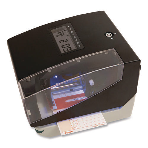 Image of uPunch Digital Time Clock and Date Stamp Bundle, Black