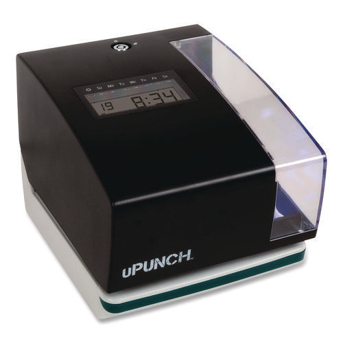 Image of uPunch Digital Time Clock and Date Stamp Bundle, Black