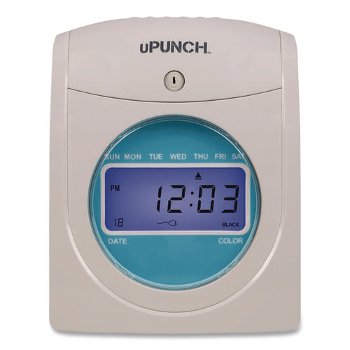 Image of uPunch Digital Auto-Align Punch Time Clock Bundle, White
