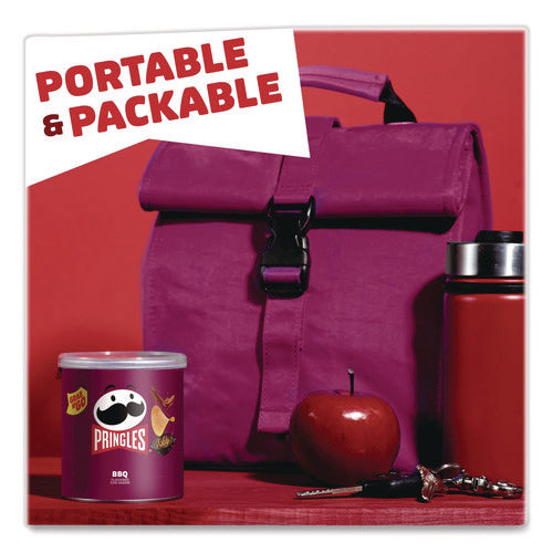 Image of Pringles® Grab and Go BBQ Crisps, 1.4 oz Can, 12/Carton