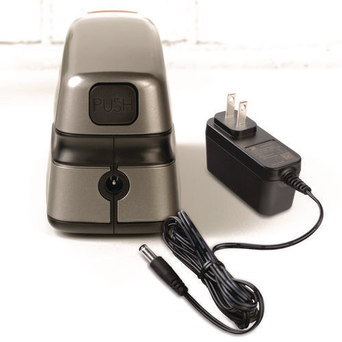 Image of Swingline® Optima Grip Electric Stapler, 20-Sheet Capacity, Black/silver