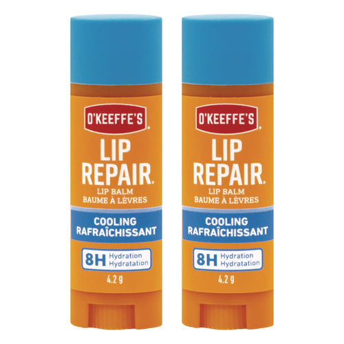 Image of O'Keeffe's® Lip Repair Cooling Lip Balm, 0.15 oz Stick, 2/Pack