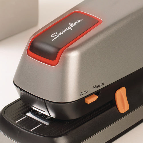 Image of Swingline® Optima 20 Electric Stapler, 20-Sheet Capacity, Silver