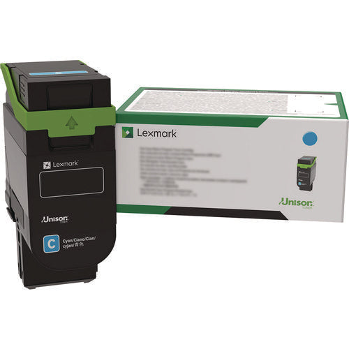 Image of Lexmark 75M1XC0 Toner, 11,700 Page-Yield, Cyan