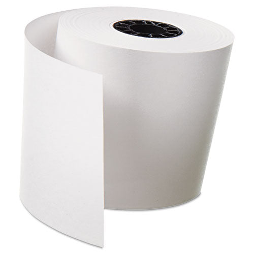 Image of Iconex Impact Bond Paper Rolls, 3" X 85 Ft, White, 50/carton