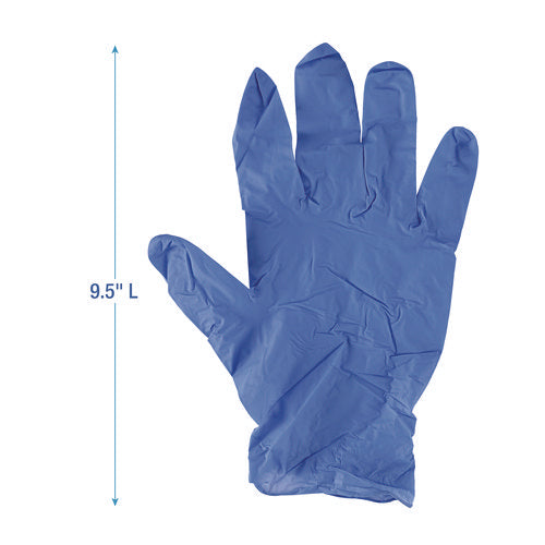 Image of Boardwalk® Disposable General-Purpose Nitrile Gloves, X-Large, Blue, 4 mil, 100/Box