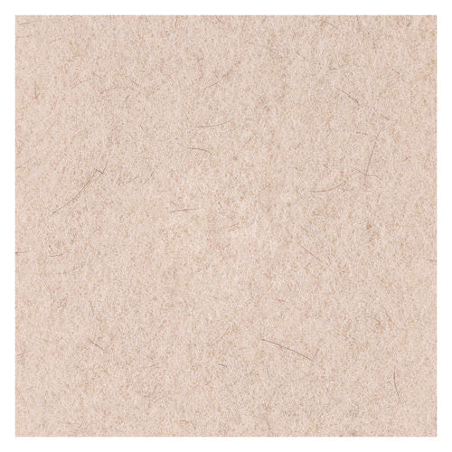 Image of Boardwalk® Natural Hog Hair Burnishing Floor Pads, 19" Diameter, Tan, 5/carton