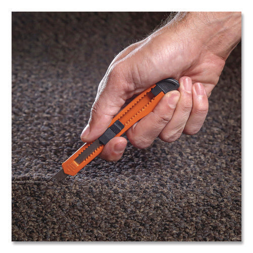 Image of Great Neck® Snap-Off Utility Knife Set, 9 mm Knife, 18 mm Knife, Orange/Black