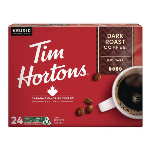Image of Tim Hortons® K-Cup Pods Dark Roast, 24/box