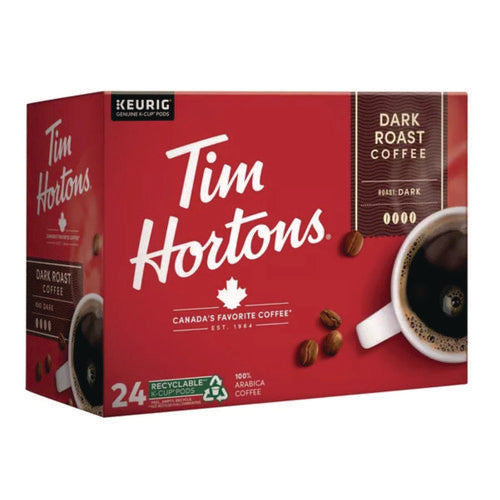 Image of Tim Hortons® K-Cup Pods Dark Roast, 24/box