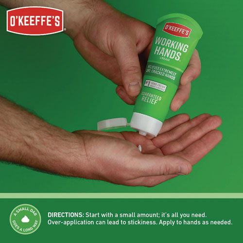 Image of O'Keeffe's® Working Hands Cream, 3 oz Tube, Unscented