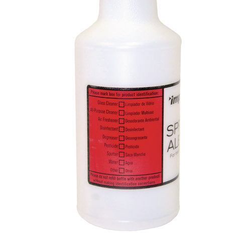 Image of Impact® Spray Alert System, 32 Oz, Natural With White/white Sprayer, 24/carton