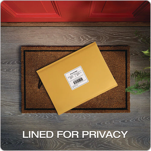 Image of Quality Park Kraft Bubble Mailers, Barrier Bubble Cushion, Redi-Seal Adhesive Closure, 10.5 x 15, Brown Kraft, 25/Pack
