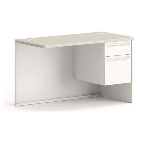 Image of HON® 38000 Series Return Pedestal, Box/File, 26.38w x 50.38d x 31.38h, Right, Silver/Light Gray