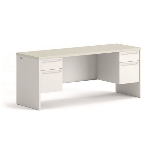 Image of HON® 38000 Series Kneespace Credenza, 72w X 24d X 29.5h, Silver Mesh/light Gray