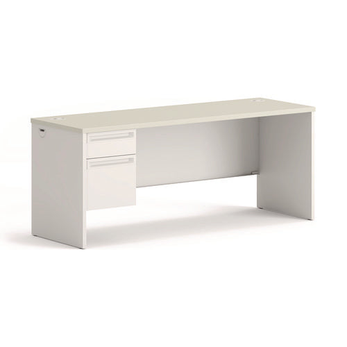 Image of HON® 38000 Series Single Pedestal Credenza, Left, 72w x 24d x 29.5h, Silver/Gray