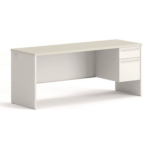 Image of HON® 38000 Series Single Pedestal Credenza, Right, 72w x 24d x 29.5h, Silver/Gray