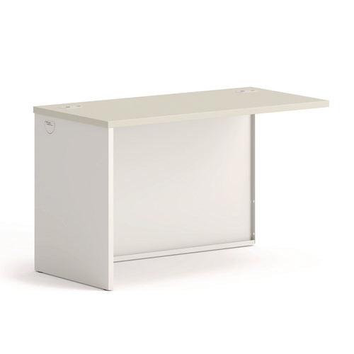 Image of HON® 38000 Series Return Shell, Left, 48w x 24d x 29.5h, Silver Mesh/Light Gray