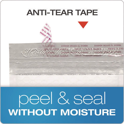 Image of Quality Park Poly Bubble Mailers, #0, Barrier Bubble Cushion, Redi-Seal Adhesive Closure, 6 x 9, White, 25/Pack