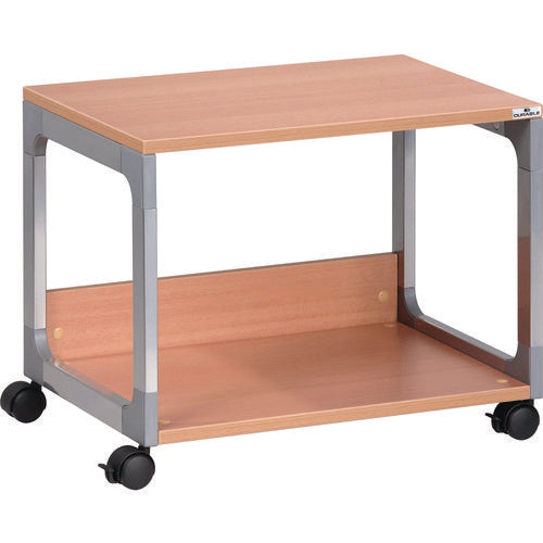 Image of Durable® System 48 Multi-Function Trolley, Metal, 2 Shelves, 23.6 x 18.7 x 17, Beech