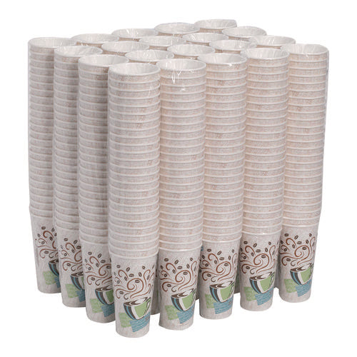 Image of Dixie® Perfectouch Paper Hot Cups, 20 Oz, Coffee Haze Design, 25/pack