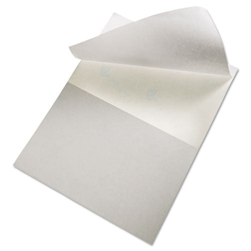 Image of MACO® Cover-All Opaque Laser/inkjet Shipping Labels, Internet Format, 5.5 X 8.5, White, 2 Labels/sheet, 100 Sheets/box