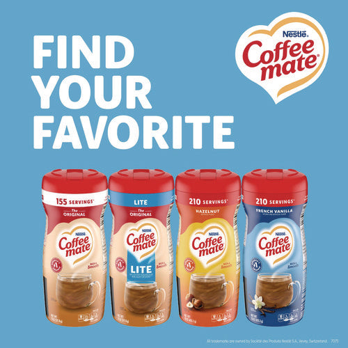 Image of Coffee mate® Non-Dairy Powdered Creamer, French Vanilla, 15 Oz Canister, 12/carton