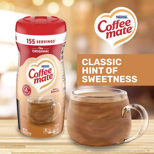 Image of Coffee mate® Non-Dairy Powdered Creamer, Original, 11 Oz Canister, 12/carton