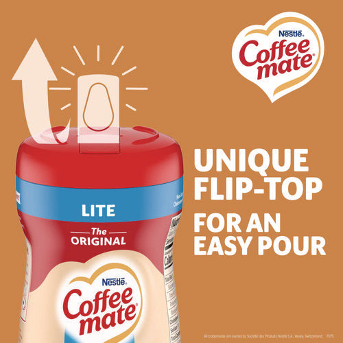Image of Coffee mate® Powdered Original Lite Creamer, 11 oz Canister, 12/Carton