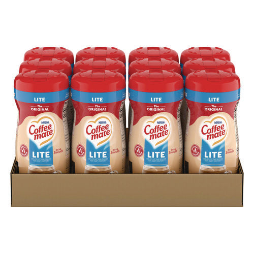 Image of Coffee mate® Powdered Original Lite Creamer, 11 oz Canister, 12/Carton