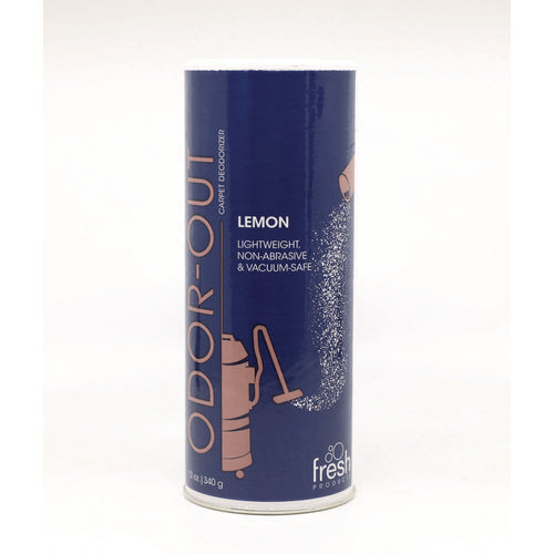 Image of Fresh Products Odor-Out Rug/room Deodorant, Lemon, 12 Oz Shaker Can, 12/box