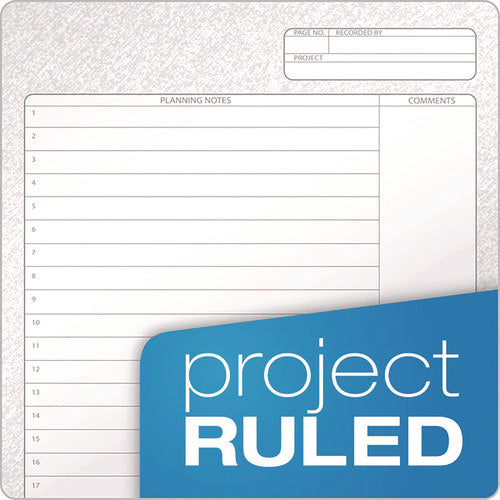 Image of TOPS Docket Gold Planner, Project-Management Format with Narrow Ruling, Black Paperboard Cover, (70) 8.5 x 6.75 Sheets