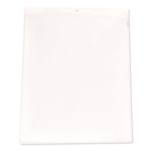 Image of C-Line® Clear Vinyl Shop Ticket Holders, Both Sides Clear, 50 Sheets, 9 X 12, 50/box