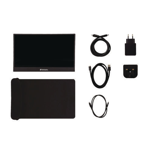 Image of Verbatim® Monitors, 14" Widescreen, IPS Panel, 1920 Pixels x 1080 Pixels, Aluminum